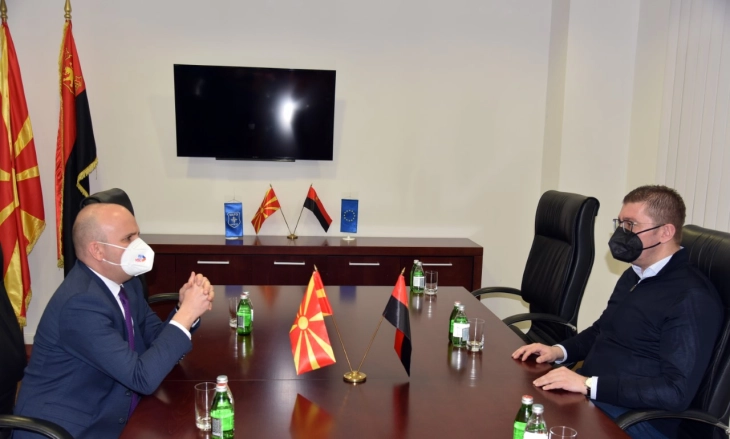Мицкоски на средба со Кјучук: ВМРО-ДПМНЕ останува посветена на евроинтеграцискиот процес