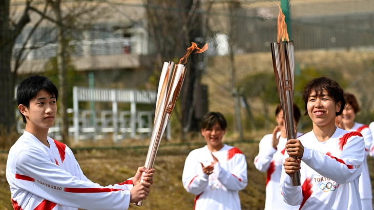 Во Јапонија тргна факелот со олимпискиот оган