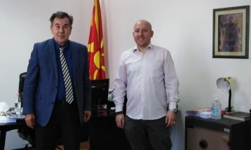 Претседателот на МД „Илинден“ Ѓурѓај оствари средба со амбасадорот Марковски