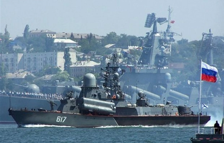 Завршни зимски артилериски маневри на руската Црноморска флота