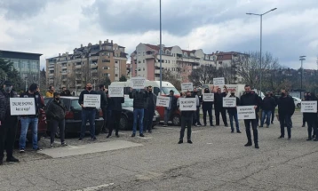 Кумановските угостители се приклучија на протестот со колегите од државата