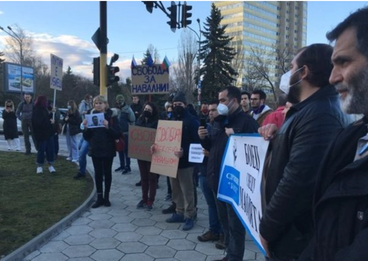 Во Бугарија се одржаа протести за поддршка на Навални