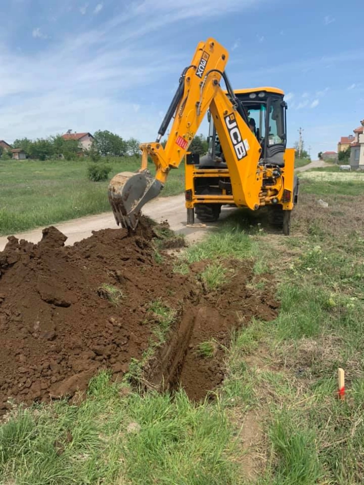 Во Свети Николе се гради канализациска мрежа зад Здравствениот дом