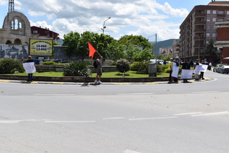 Нов протест на Иницијативата „Култура или фис-култура?“ против назначувањето директор на НУЦК „Антон Панов“ во Струмица