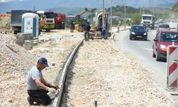 Привршуваат градежните работи на булеварот „Никола Карев“ во Скопје