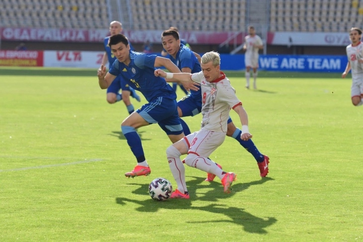 Македонските фудбалери супериорни на дуелот со Казахстан