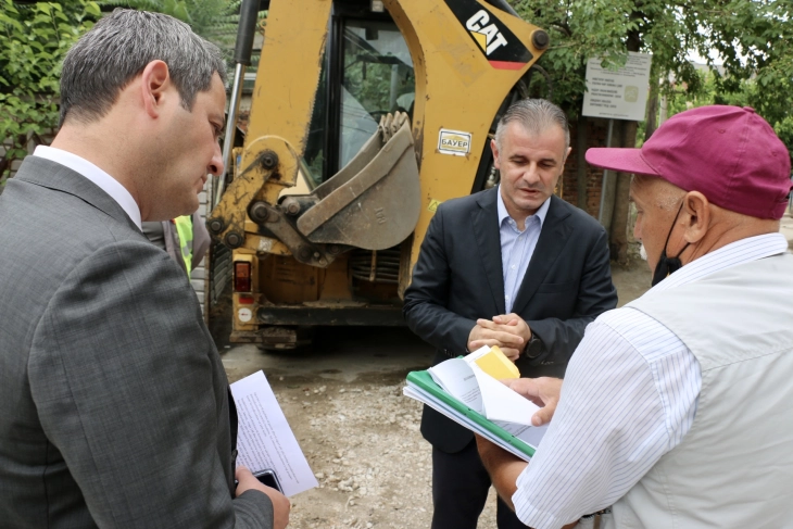 Почна реконструкцијата на водоводната мрежа на неколку улици во Чаир