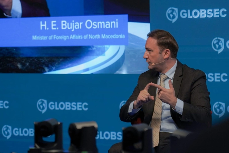 Османи се обрати на Глобалниот безбедносен форум „ГЛОБСЕК 2021“ во Братислава