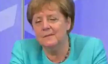 Меркел задрема додека разговараше со граѓаните