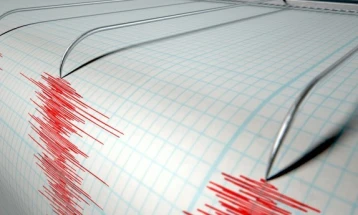 Регистриран земјотрес со епицентар во Албанија, 160 километри југозападно од Скопје
