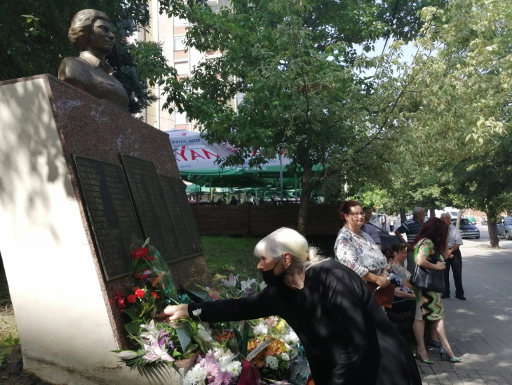 Во Велес одбележани 75 години од смртта на народната хероина Мирка Гинова