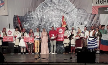 КУД „Дримкол“ од Вевчани и КУД „Илинден“ од Струга најдобри на фестивалот „Илинденски денови“-Битола