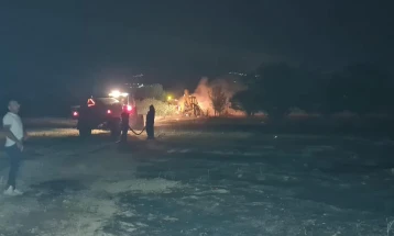 Изгаснати два поголемо пожари во селата низ Општина Брвеница, тетовските пожарникари со 15 интервенции за 12 часа