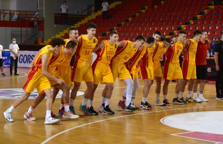 Македонската кошаркарска репрезентација до 18 години подобра од Грузија