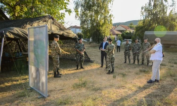 Пендаровски: Армијата е ударната тупаница на здружените напори за гасењето на пожарите, благодарност до ЕУ и државите кои помогнаа