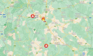 Уште гори кај селата Дивље и Крушје, изгаснат кај Раовиќ, Буковиќ и Топлица