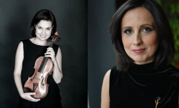 Концерт на Надја Неволович на виолина и Калина Мрмевска на пијано вечерва на „Охридско лето“
