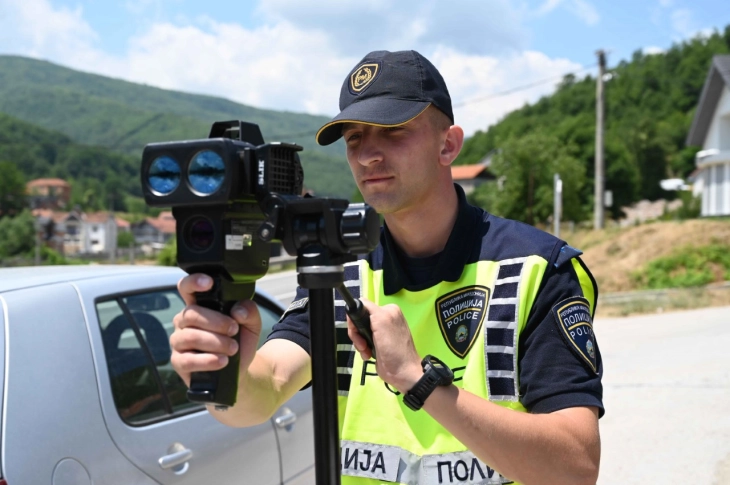 Казни за 24 возачи кои возеле над 50 километри на час над дозволеното на подрачјето на СВР Тетово