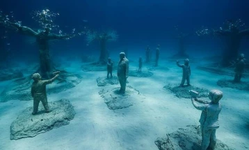 Кај Кипар отворен подводен музеј со над 90 скулптури