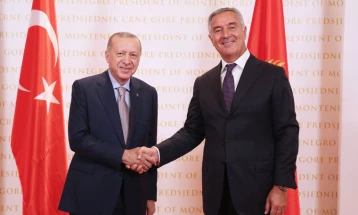 Ѓукановиќ: Односите помеѓу Црна Гора и Турција се пријателски