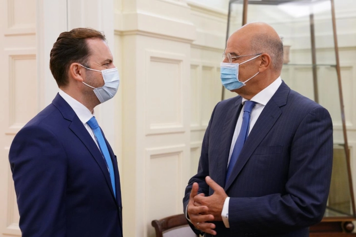 Шефот на грчката дипломатија Дендиас во официјална посета на земјава