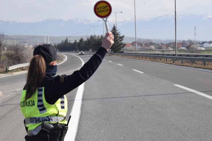 Санкционирани 43 возачи на територија на СВР Тетово