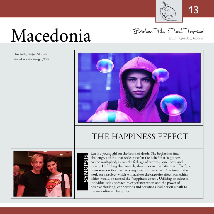 „Ефектот на среќата“ на Борјан Зафировски победник на балканскиот фестивал во Подградец