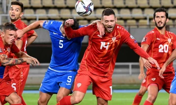 Македонската фудбалска репрезентација бележи пад од две места на најновата ранг-листа на ФИФА