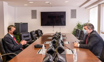 Средба на Маричиќ со новиот претседател на Советот на јавни обвинители Јолевски