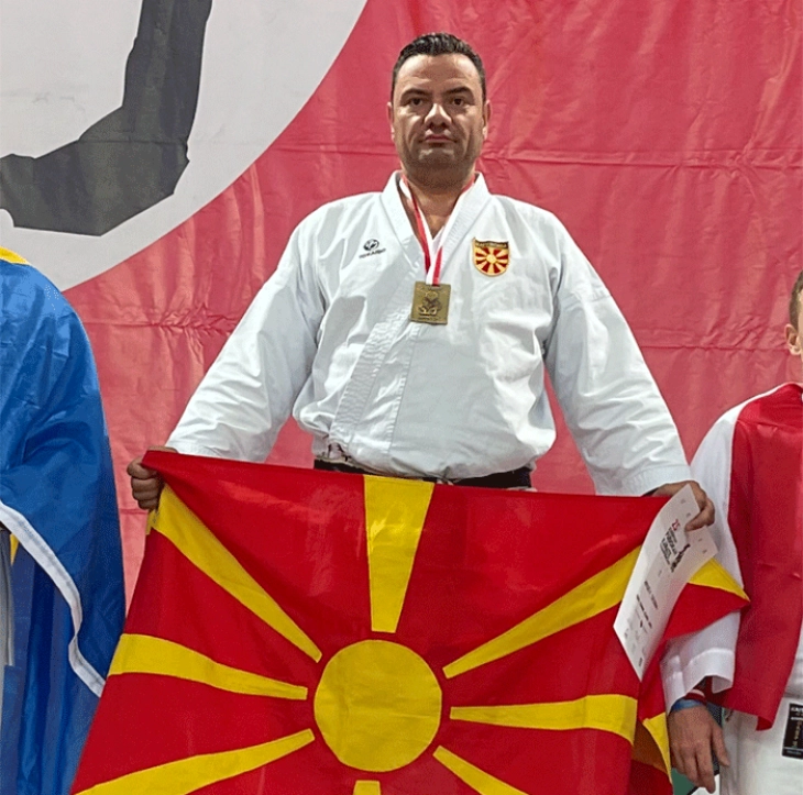 Златен медал за каратистот Недев на Европското првенство во Полска