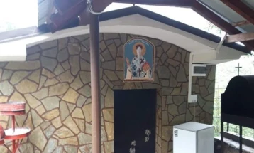 Сквернавење на црквата „Свети Никола“ во тетовско Доброште