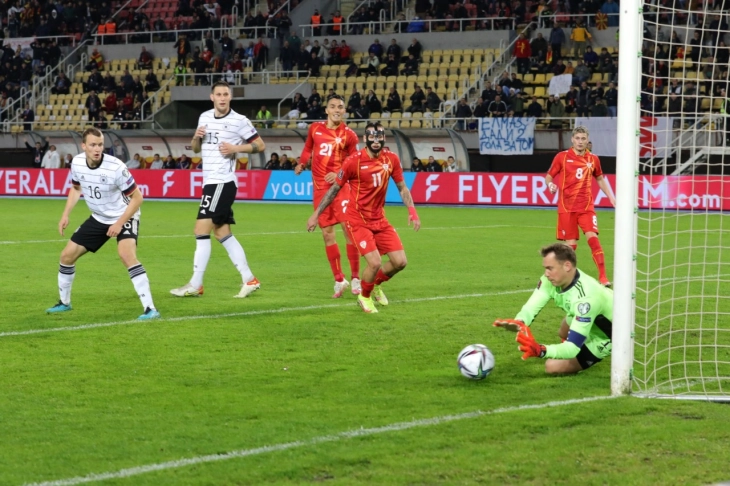 Германците пресилни за македонските фудбалери