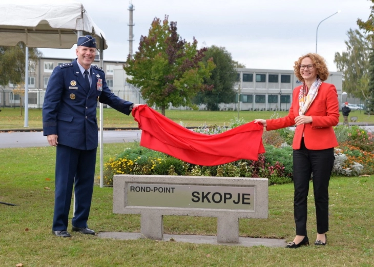 Централна крстосница на НАТО-командата го доби името „Скопје”