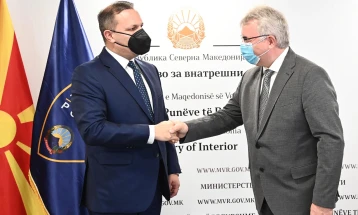 Спасовски се сретна со директорот на Агенцијата за обуки за спроведување на законот на ЕУ Шредер