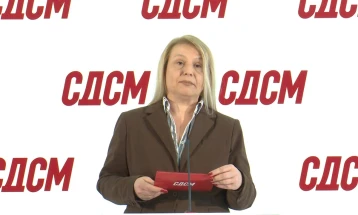 Изјава за медиуми на Марија Георгиевска, пратеничка на СДСМ