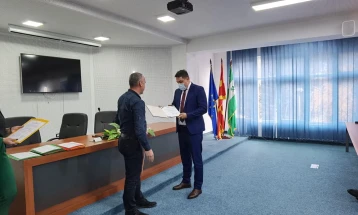 Пробиштипскиот градоначалник Драган Анастасов го почна вториот мандат