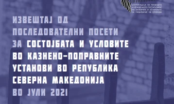 Хелсиншки комитет: Пенитенцијарниот систем во земјава сè уште се соочува со големи проблеми и предизвици