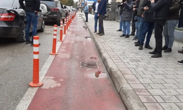 СВР Тетово: За велосипедската лента општината двапати беше предупредна по што е покрената прекршочна постапка
