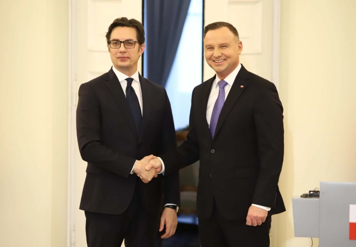 Претседателот на Полска утре пристигнува во дводневна посета на земјавга