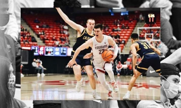 Јакимовски играч на натпреварот во кошаркарскиот тим на Вашингтон Стејт Универзитетот