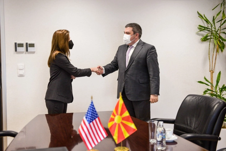 Средба Маричиќ - Брнз: САД остануваат силен поддржувач на европската интеграција на Северна Македонија