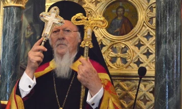 Вселенскиот патријарх Вартоломеј упати честитка до новиот македонски премиер Ковачевски