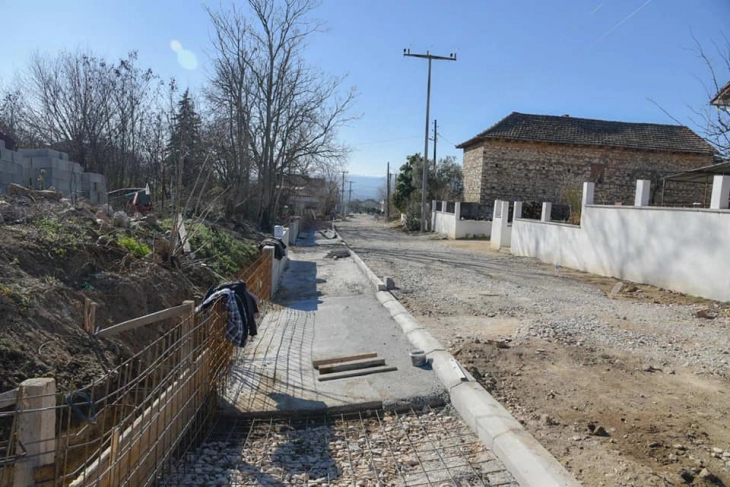 Во тек се градежни активности на нова улица во селото Пирава