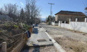 Во тек се градежни активности на нова улица во селото Пирава