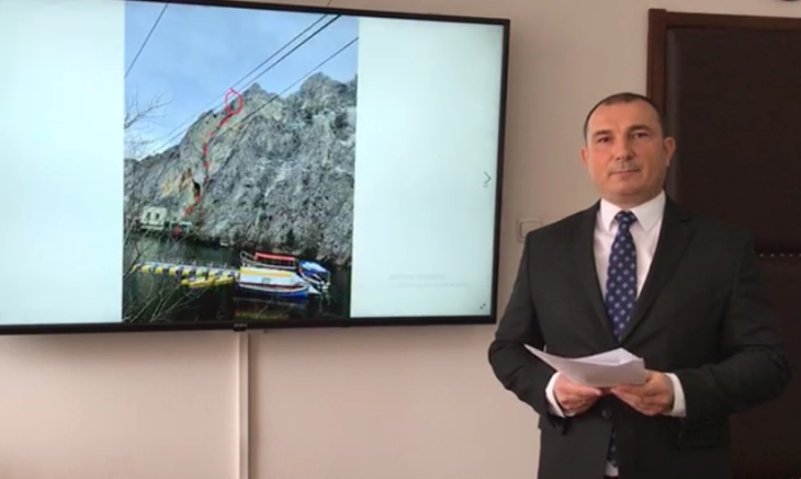 Ангелов: Комисијата за брани ја потврди опасноста од одрон на карпата над Матка