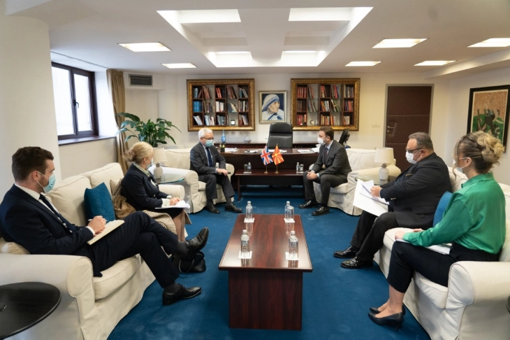 Османи-Викерс: Обединетото кралство е втор најголем економски партнер и главен странски инвеститор на државава