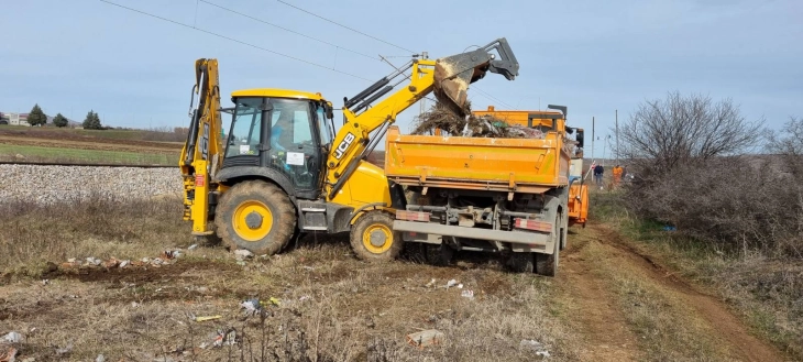 Исчистени две диви депонии во Општина Илинден