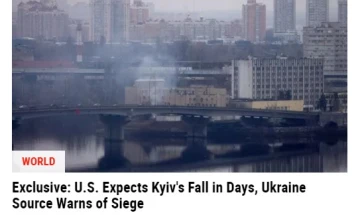Американски разузнавачи тврдат дека Русите ќе го заземат Киев за најмногу 96 часа