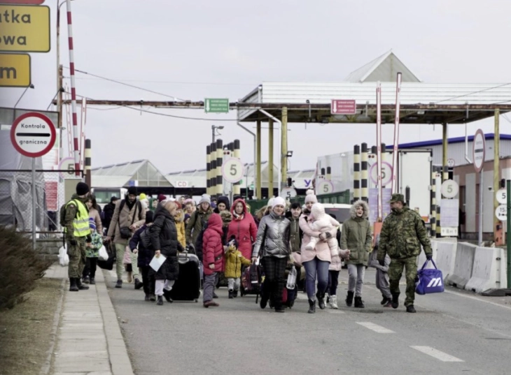 Во Полска влегоа повеќе од еден милион бегалци од Украина