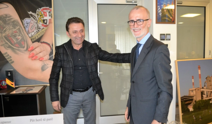 Италијанскиот амбасадор Силвестри во посета на ФФМ